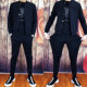1966春秋季 男潮流 运动套装 新款 百搭立体剪裁休闲利索精神小伙个性