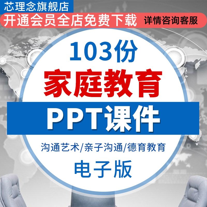 家庭教育讲座培训PPT课件合集模板教育培训机构学校家长会资料亲子沟通德育教育沟通的艺术
