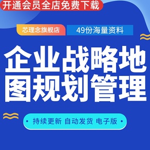 企业战略地图规划管理PPT公司中高层管理者领导培训课件资料平衡计分卡BSC咨询培训资料集团业务职能战略规划