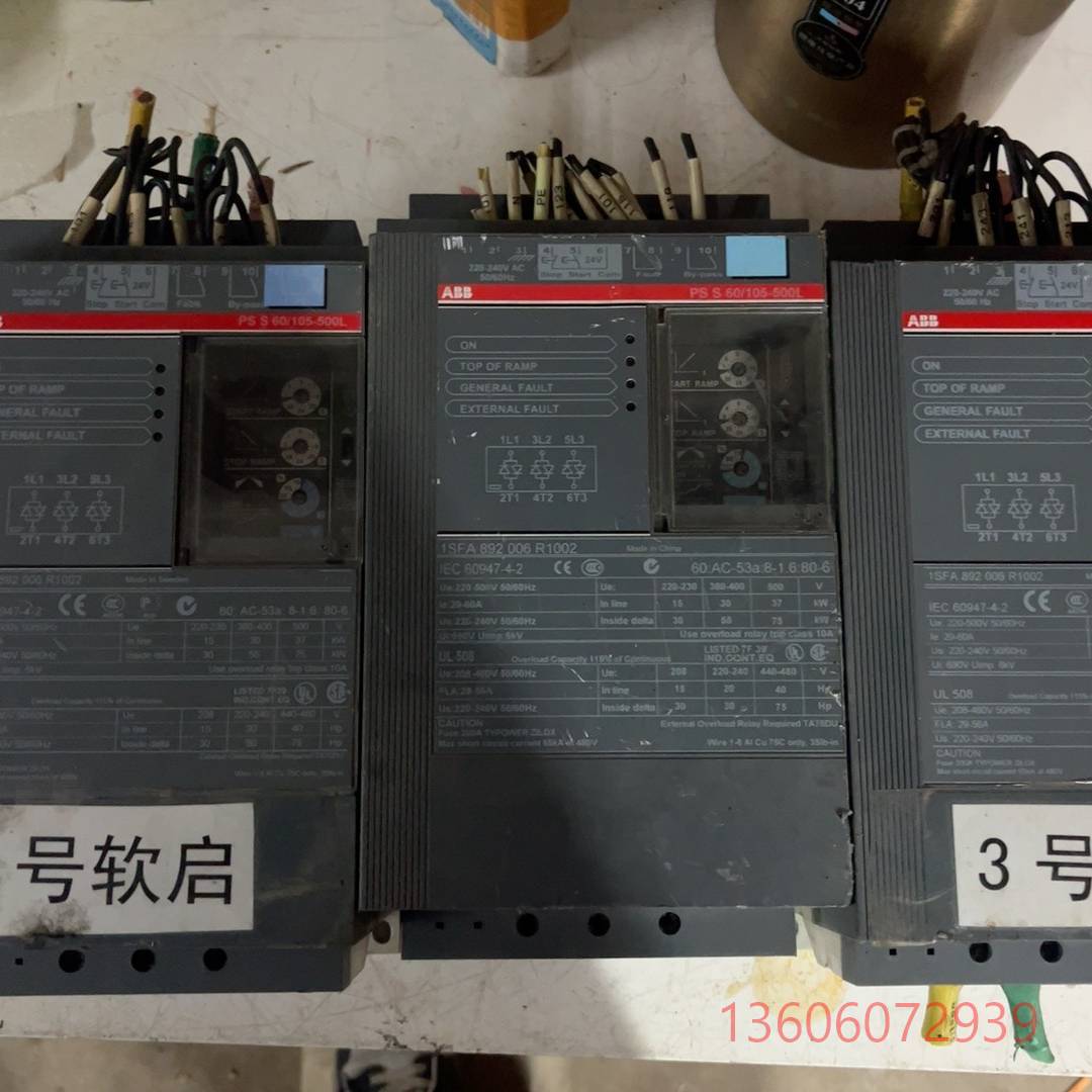 维修ABB正品在线软启动PSS60/105-500Ll议价