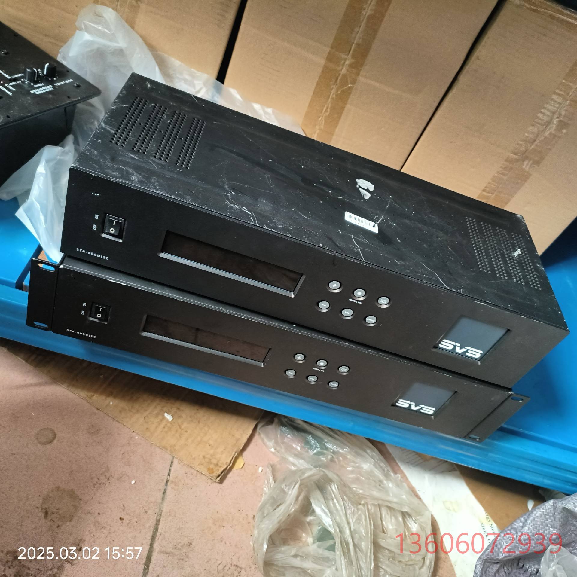 维修svs低音炮功放2台议价