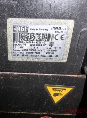 维修1FK7100-5AZ91-1ZZ9-Z库卡机器人伺服电机议价