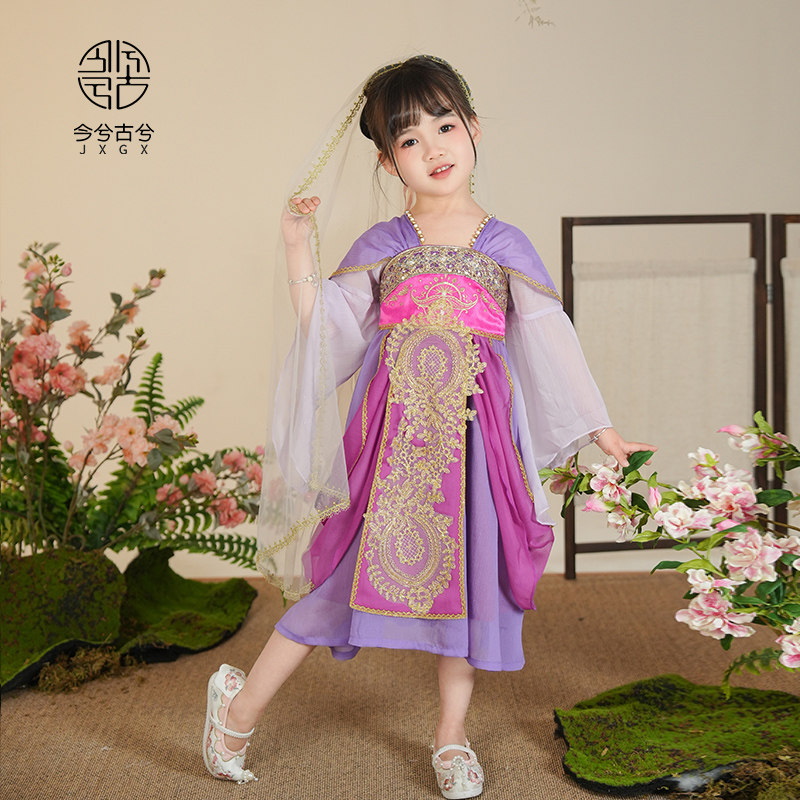 女童汉服春秋公主裙2025新款夏季新中式儿童连衣裙超仙中国风唐装