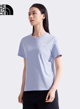 TheNorthFace北面纯棉短袖T恤女25春夏户外运动舒适圆领半袖8EYP
