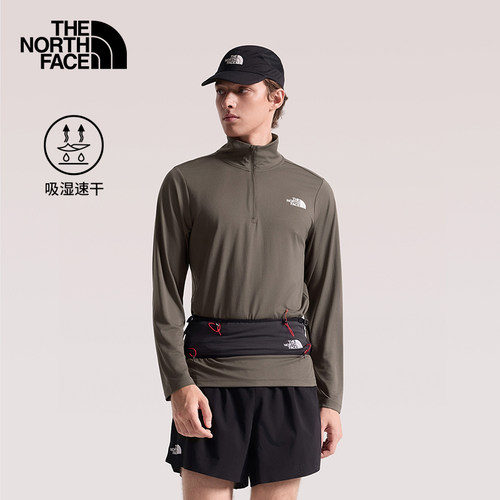 TheNorthFace北面半拉链长袖T恤速干衣男2026秋冬户外运动打底衫