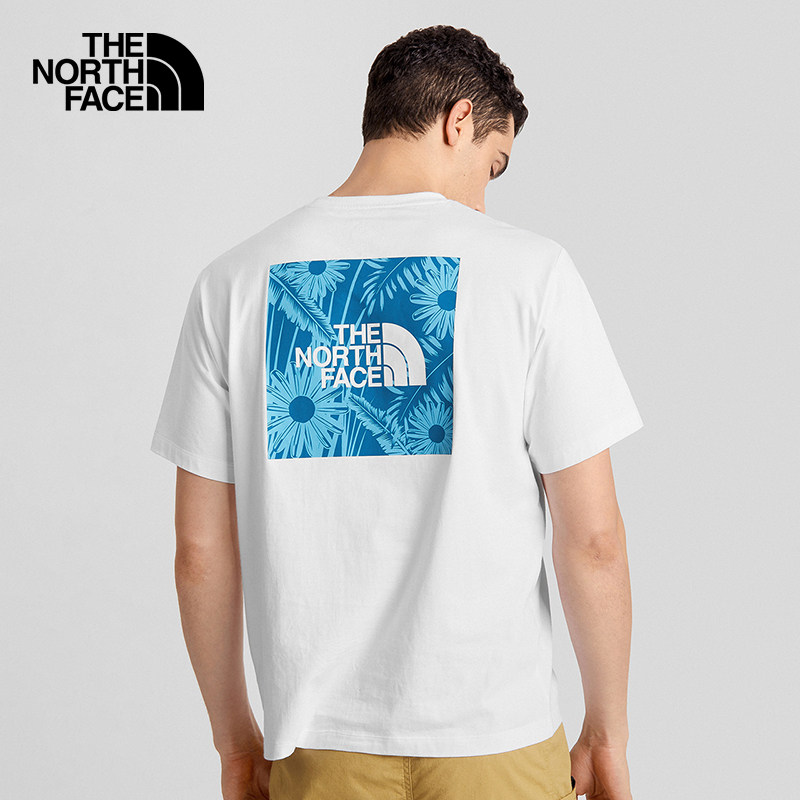 thenorthface北面短袖t恤情侣款春夏户外运动透气圆领半袖7wdh