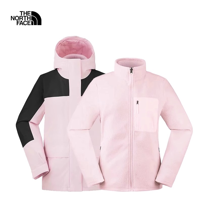 TheNorthFace北面三合一冲锋衣户外防水保暖抓绒衣内胆外套男女款