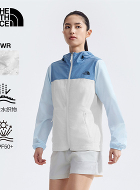 TheNorthFace北面防晒衣女夏季新款户外防风防泼水皮肤衣外套8BAA