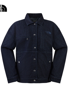 TheNorthFace北面牛仔衣女26春夏户外休闲百搭多口袋翻领外套8FZS