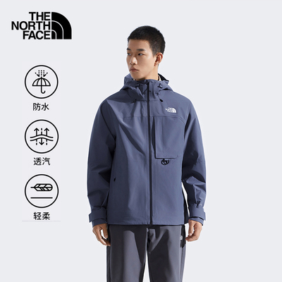 TheNorthFace北面硬壳冲锋衣男款秋冬户外FL纳米防水透汽外套89ZJ