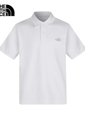 THeNorthFace北面翻领短袖男2025春夏户外棉质宽松POLO衫T恤8BWQ