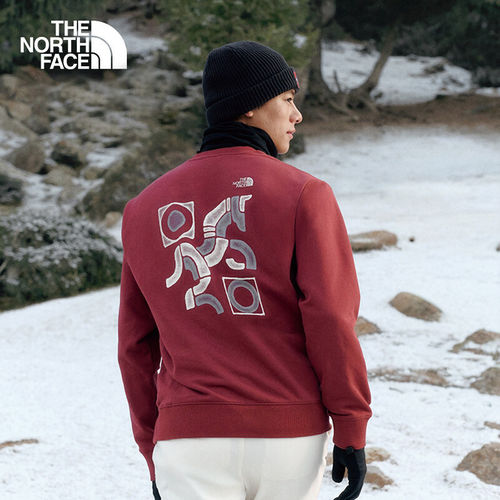 TheNorthFace北面卫衣男女同款户外运动休闲套头保暖针织上衣8DQY