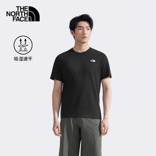 TheNorthFace北面速干短袖 户外运动舒适透气轻柔T恤89QV 男25秋季