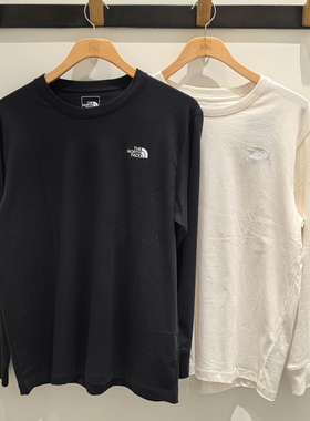 TheNorthFace北面长袖T恤男2025秋冬户外舒适透气纯棉打底衫8GU6