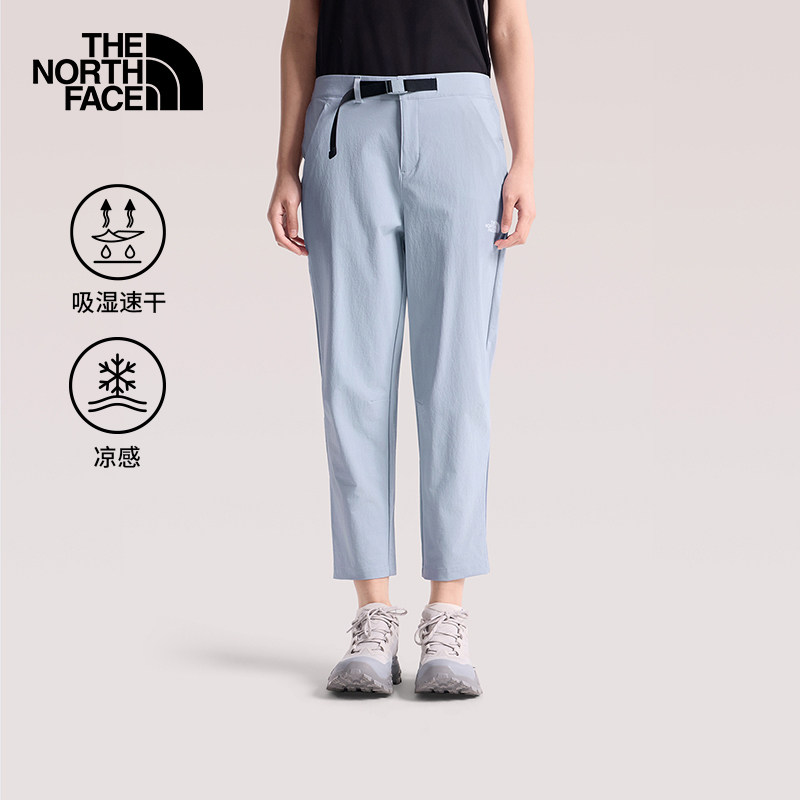 TheNorthFace北面速干裤女2026春夏户外徒步吸湿透气舒适长裤8CJT - 实物图