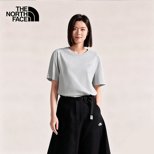 TheNorthFace北面速干短袖女26春夏户外吸湿排汗透气圆领T恤8G7F