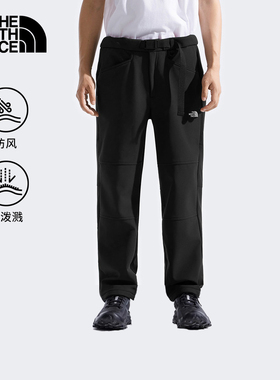 TheNorthFace北面加绒软壳裤男25秋冬户外防泼水徒步登山长裤8DXD