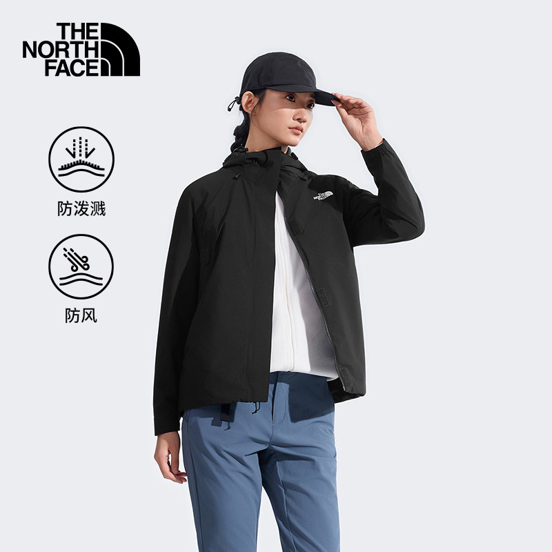 TheNorthFace北面软壳衣女26春夏户外运动防风防泼水连帽外套8CK7