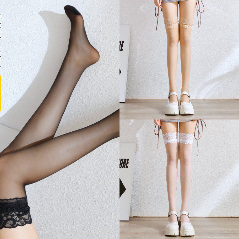 袋装长筒袜子蕾丝春夏潮流薄款丝袜女压力显瘦过膝袜厂家