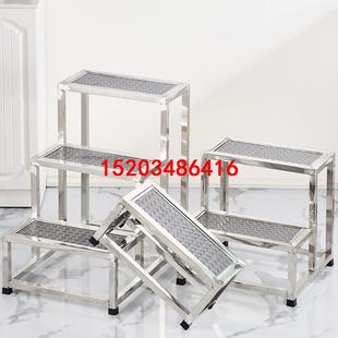 304不锈钢脚踏凳检查床手术室踏脚凳加厚医院用防滑护士直销