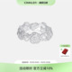 CINNLER 拉丝设计戒指925纯银花环高级感生日礼物 晚山茶呓语
