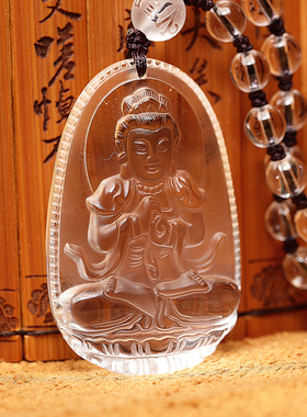 艾钰天然白水晶大日如来