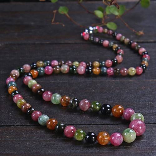 天然正品巴西碧玺塔链毛衣项链招财旺运夫女士礼物妈妈福禄寿石