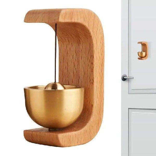 Magnetic Wood Doorbell Wind Chime Magnetic Attached