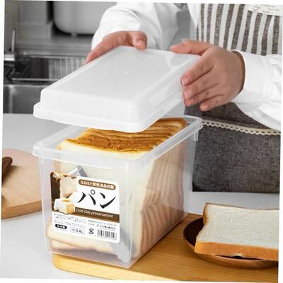 Bread preservation box plastic large toast storage box