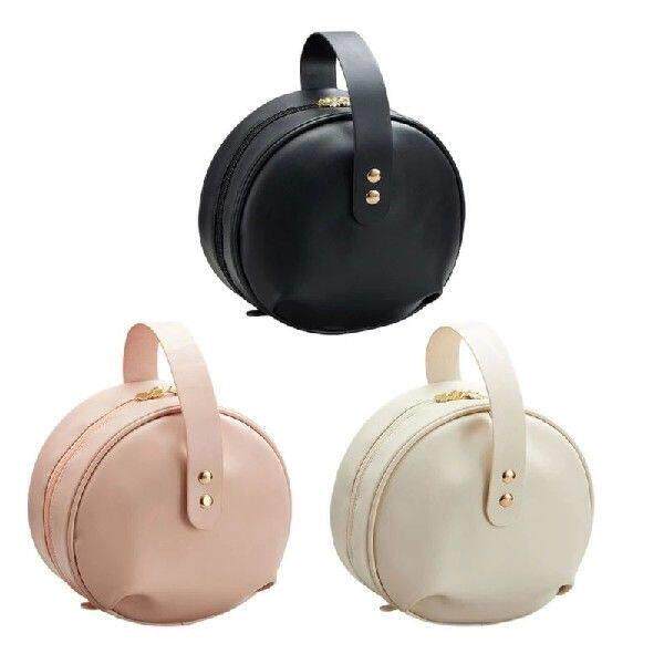 Multipurpose Lingerie Bag with Handle PU Leather Socks