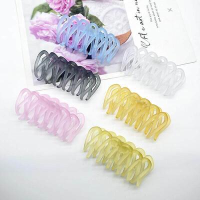 Elegant French Grab Clip Shark Clip Large Back Head Hairpin