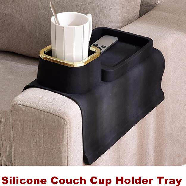 Couch Cup Holder Tray Drink Holder Sofa Silicone Armrest