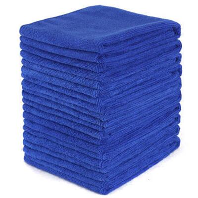 Blue Microfibre Cleaning Towel 10psc Soft Cloth Washing Clot
