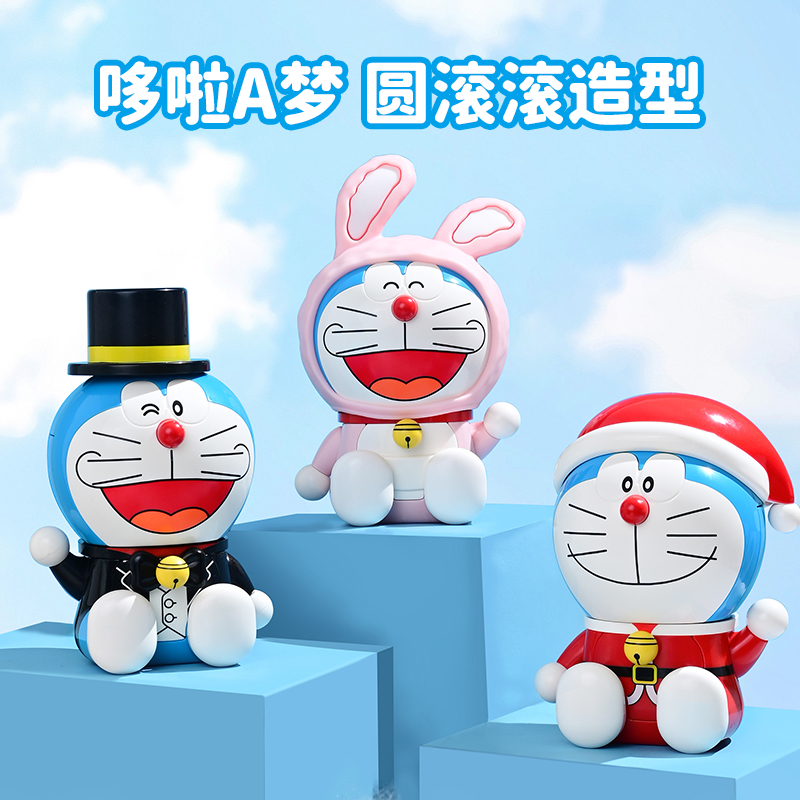 奇妙积木哆啦a梦手办拼装