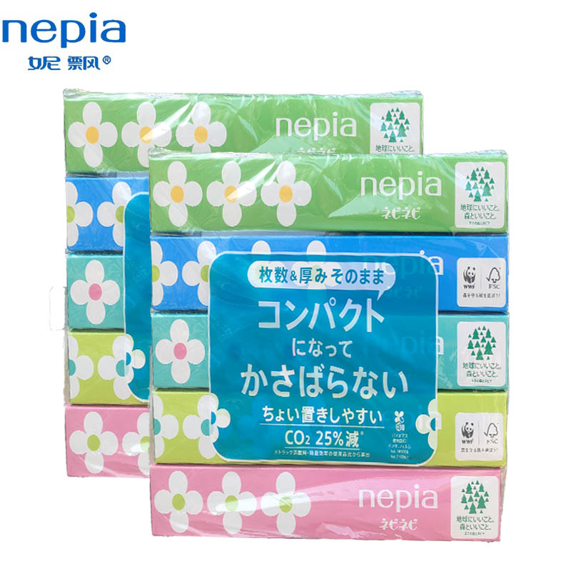 nepia日本进口妮飘柔软150抽纸巾