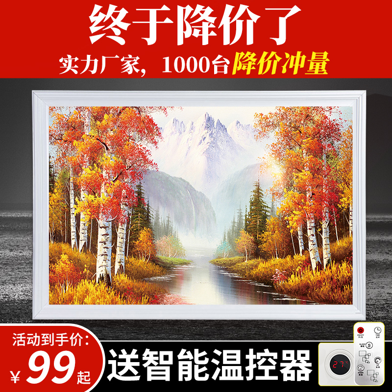 石墨烯碳晶取暖器加热壁挂式节能