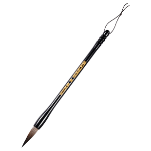 轩义堂正宗兰亭鼠须毛笔书法专用专业级练习楷书隶书行书毛笔套装黑檀木大中小楷书画紫毫毛笔二王行楷书法笔