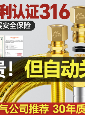 316不锈钢燃气管天然气软管子不锈钢连接管煤气灶波纹管专用管道