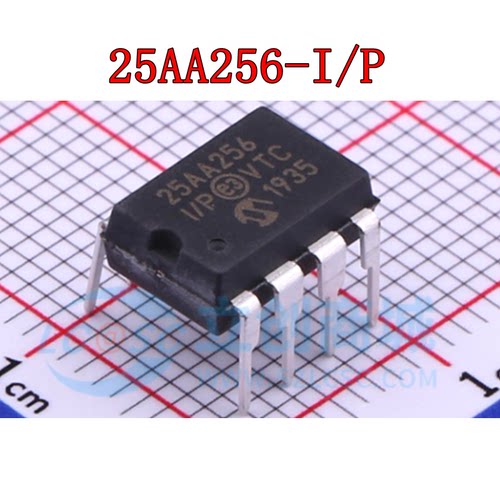 25AA128-I/P 25AA256-I/P 25AA512-I/P  直插DIP8 存储器芯片