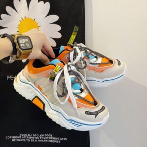 新款百搭网红老爹鞋男ins韩版潮流休闲鞋 XZ517-1 XZ9065 P58,男鞋低帮鞋,星座517-1
