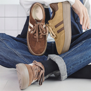 厚底德训鞋休闲板鞋春秋新款百搭时尚运动板鞋XZ517-1 XZ7960 P60图片