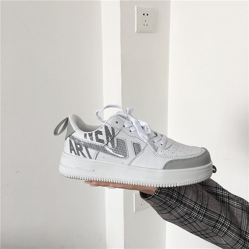 小白鞋韩版百搭新款学生运动港风休闲低帮板鞋XZ517-1XZ099P55,男鞋休闲鞋,星座517-1
