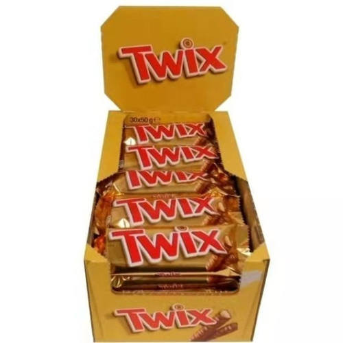 荷兰进口巧克力夹心糖TWIX花生夹心威化55克满包邮