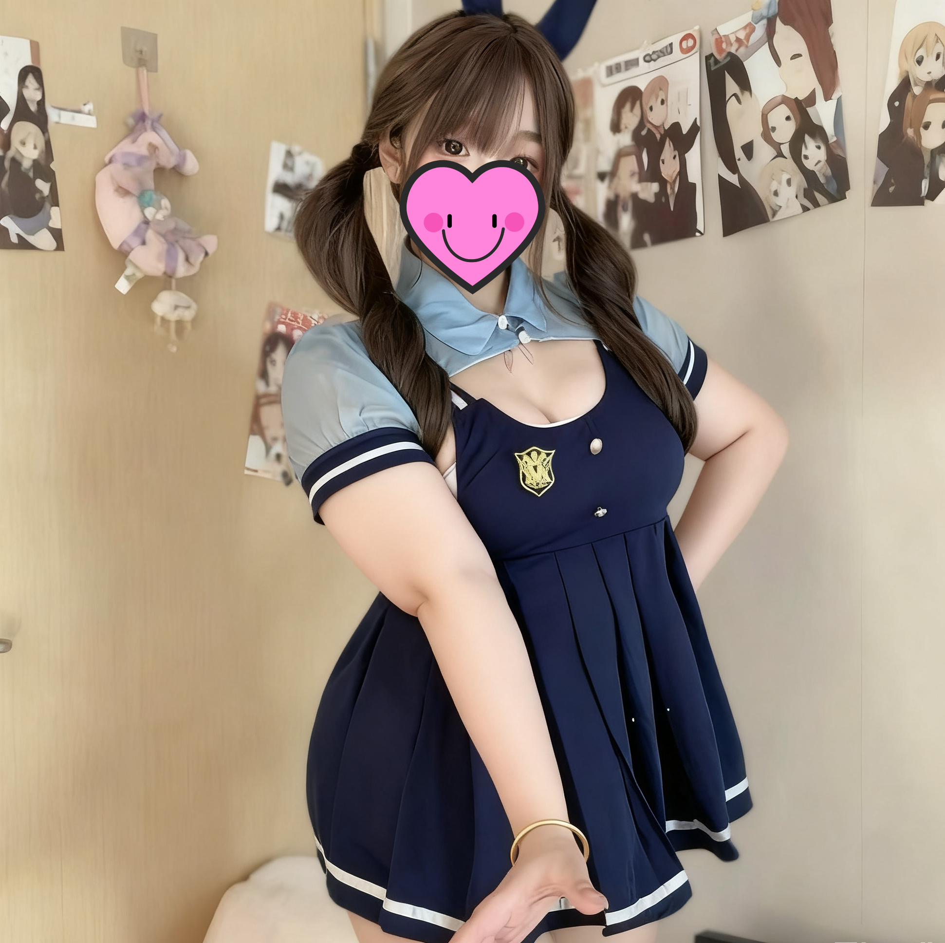大码可穿200斤二次元风学院制服睡裙女COS兔女郎角色扮演睡衣裙