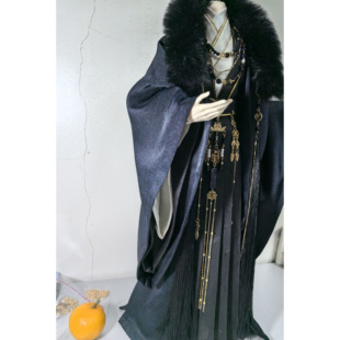 重阙 糖糖制衣 BJD古风娃衣毛领斗篷披风大全套特四