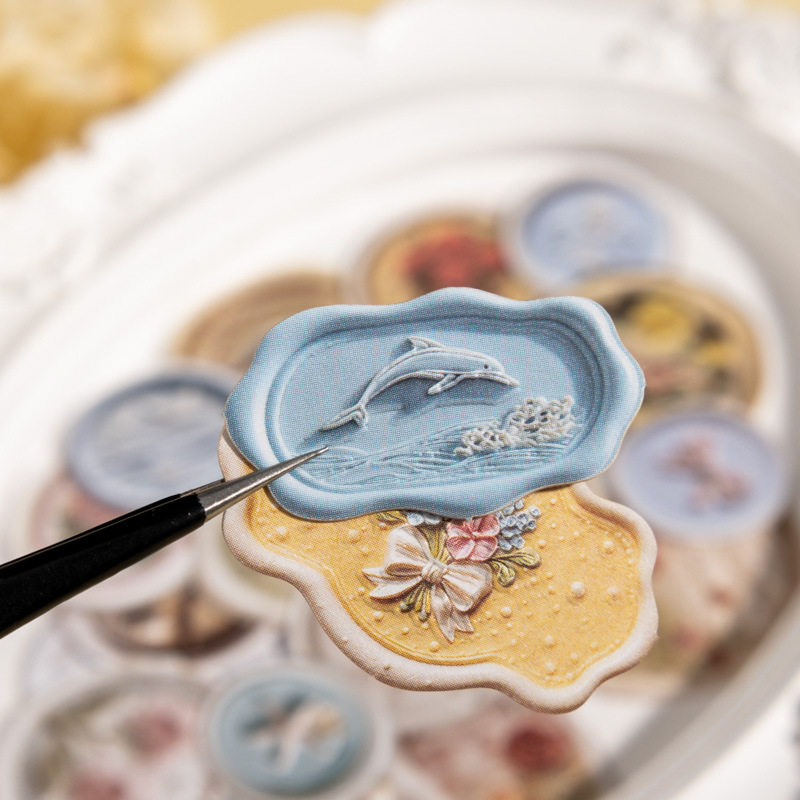 春天到来时系列凸版仿火漆浮雕贴纸包30张入 手账装饰素材贴画,文具电教/文化用品/商务用品,贴纸/立体贴纸,淘宝优惠券,粉丝福利购,淘宝优惠卷