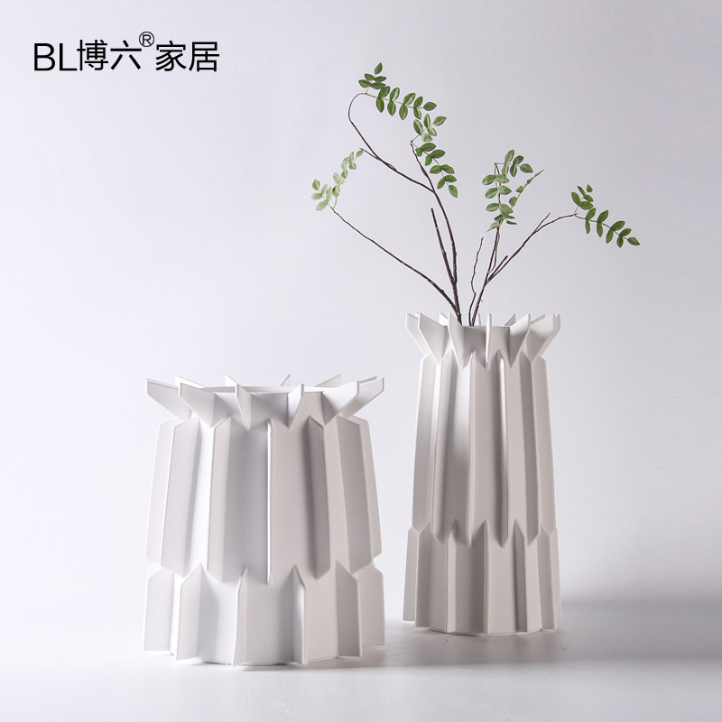 北欧风格陶瓷几何样板间装饰品