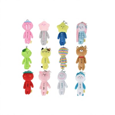 现货日本yukio限定丑娃娃可爱系毛绒公仔趣味玩偶包包毛绒挂件