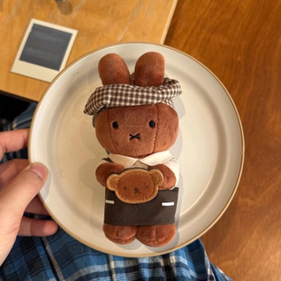 现货韩国庆州限定大麦面包厨师梅儿可爱挂件可爱包挂件生日礼物