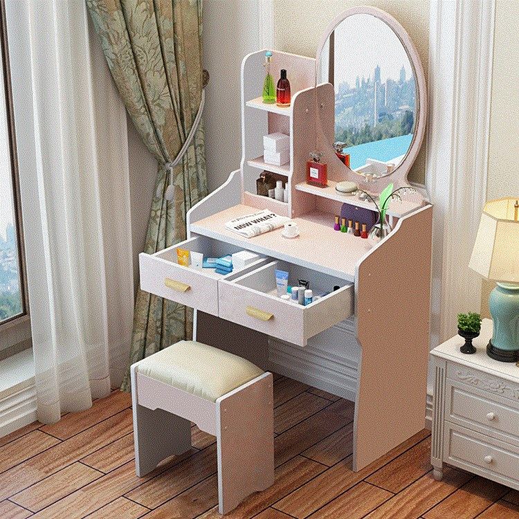 美式梳妆台白色实木化妆台桌子欧式迷你公主韩式卧室小户型组合|msdalam kategori perabot kediaman, of Tables, Dresser/meja - dari Buy2taobao.com untuk memberikan perkhidmatan ejen Taobao profesional membeli